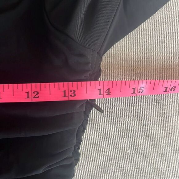 A.L.C. Black Ruched Bodycon Mini Dress Long Sleeve Halter Neck Medium $495 NWT - Picture 15 of 16